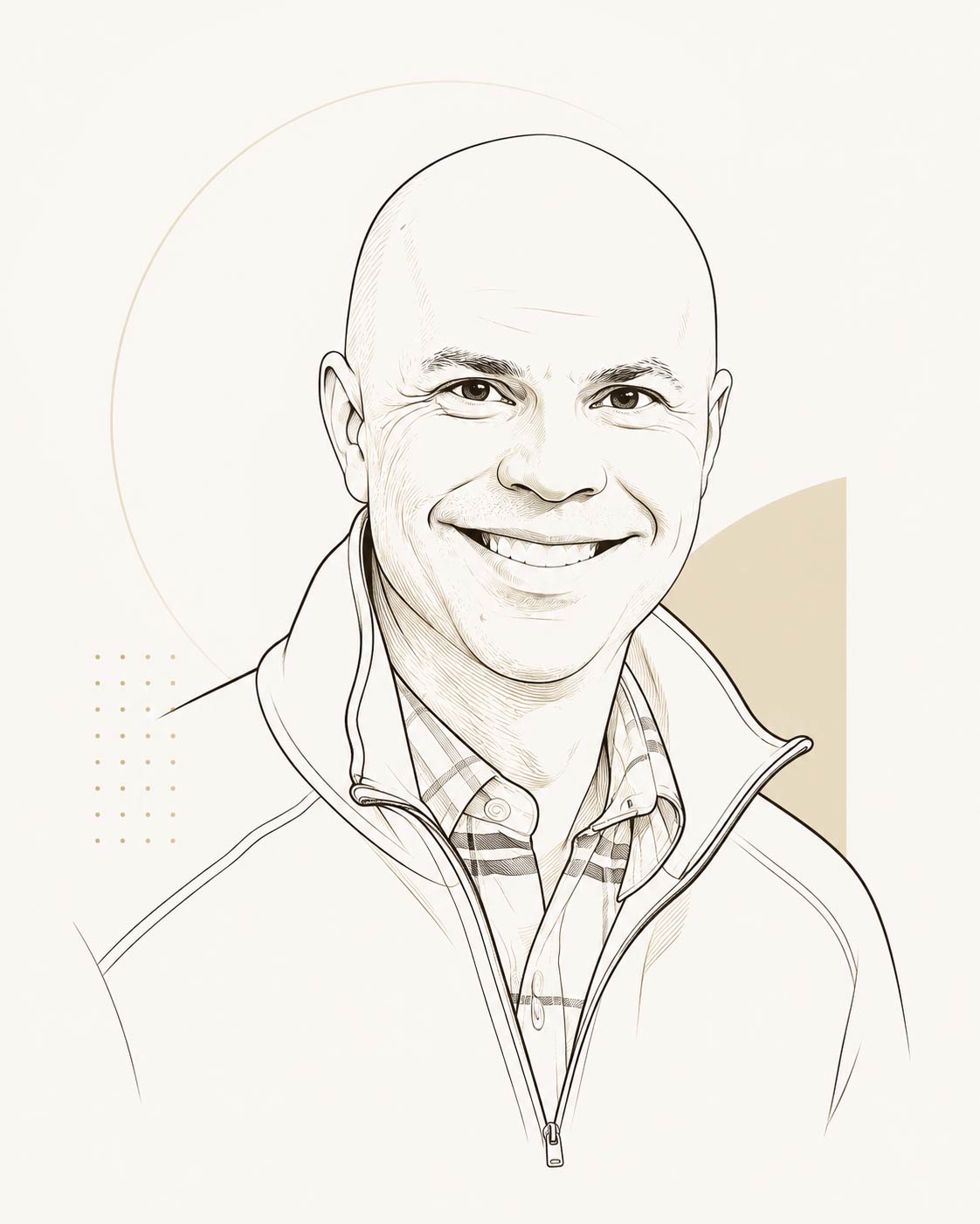 Illustrated portrait of Donnie Potter